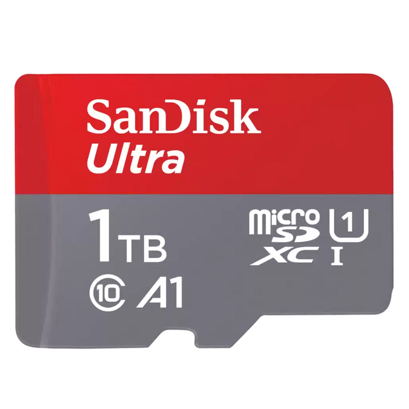SanDisk 1TB Ultra microSDXC (A1, CL10, 150MB/s) SDSQUAC-1T00-GN6MN 772-4562