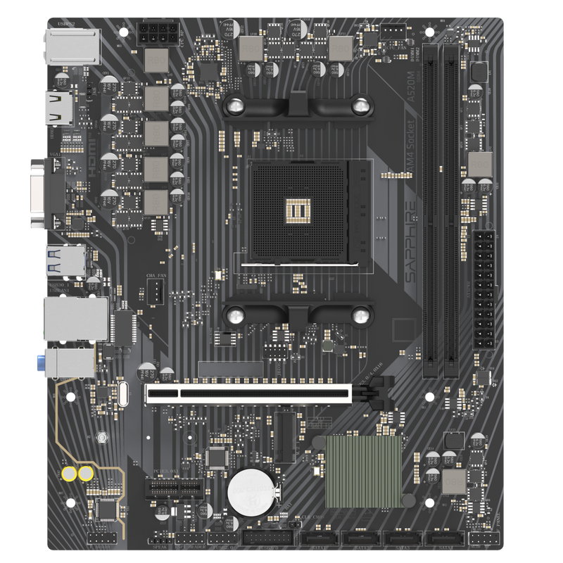 SAPPHIRE A520M-E DDR4,AM4 Socket mATX Motherboard