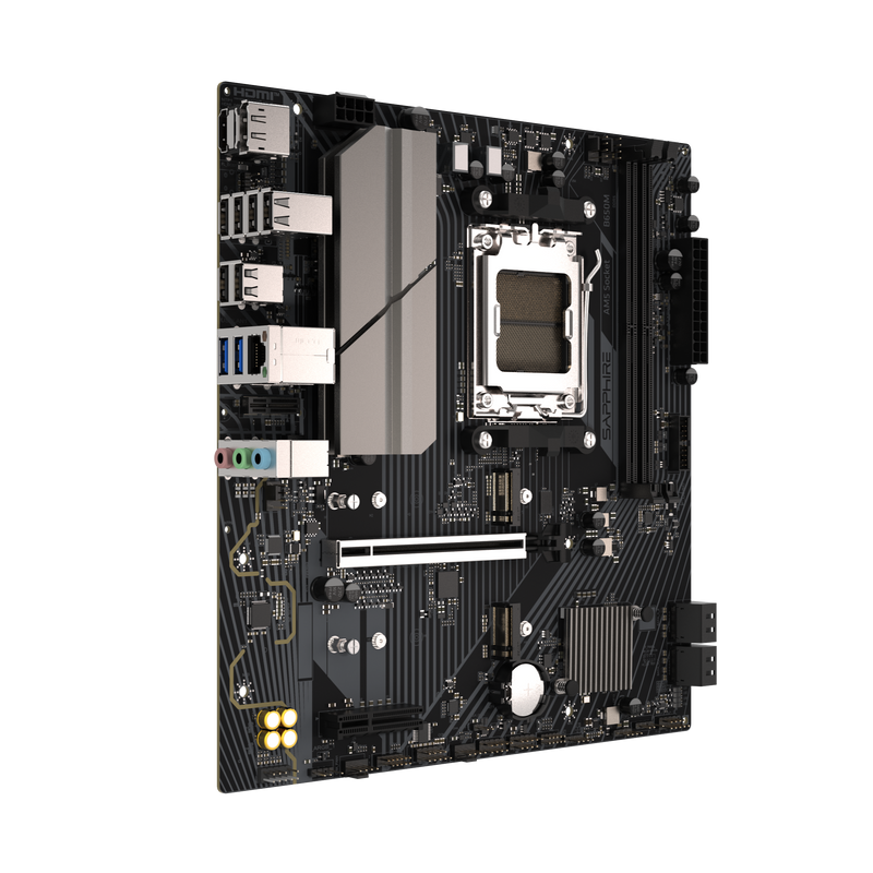 Scheda Madre Sapphire B650M-E – Supporta DDR5, Ryzen 7000/8000G/9000, 2 Slot RAM Fino A 96GB