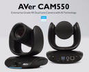 AVer 4K Dual Lens PTZ USB3.1 P&P / HDMI/ PoE Professional Unified Communication Camera (AVER-VC-CAM550)