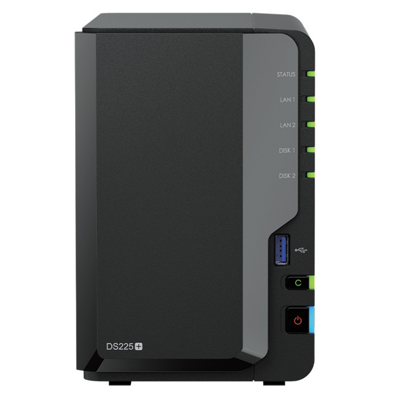 【熱賣中】Synology DiskStation DS225+ 2-Bay NAS (Intel Celeron J4125 Quad-core 2.0 GHz / 2GB DDR4 SO-DIMM ) HD-DS225+