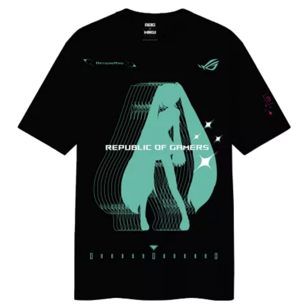【搶先預購】ASUS ROG T-Shirt I Hatsune Miku 初音未來Edition