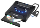 Unitek 5-in-1 External Optical Drive 24x/8x with Hub Function (T1037A)