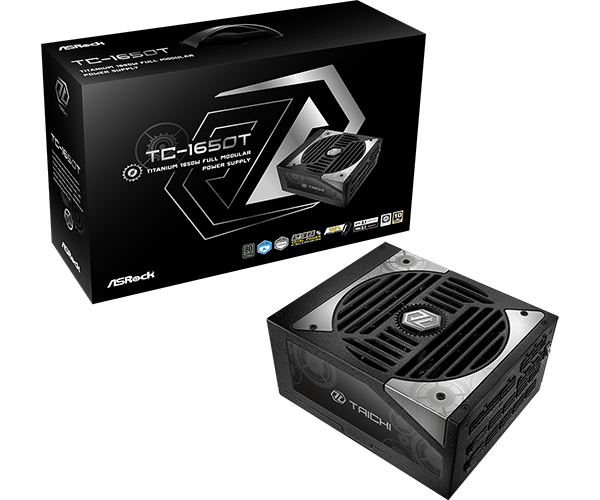 ASRock TAICHI 1650W 80Plus Titanium ATX3.1 PCIe5.1 Power Supply (AS-PS-TC-1650T)