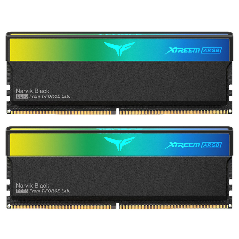 TEAMGROUP 32GB Kit (2x16GB) T-Force XTREEM ARGB DDR5 Black 黑色 6000MHz Memory FF9D532G6000HC30DC01 (RM-XR5D32B)
