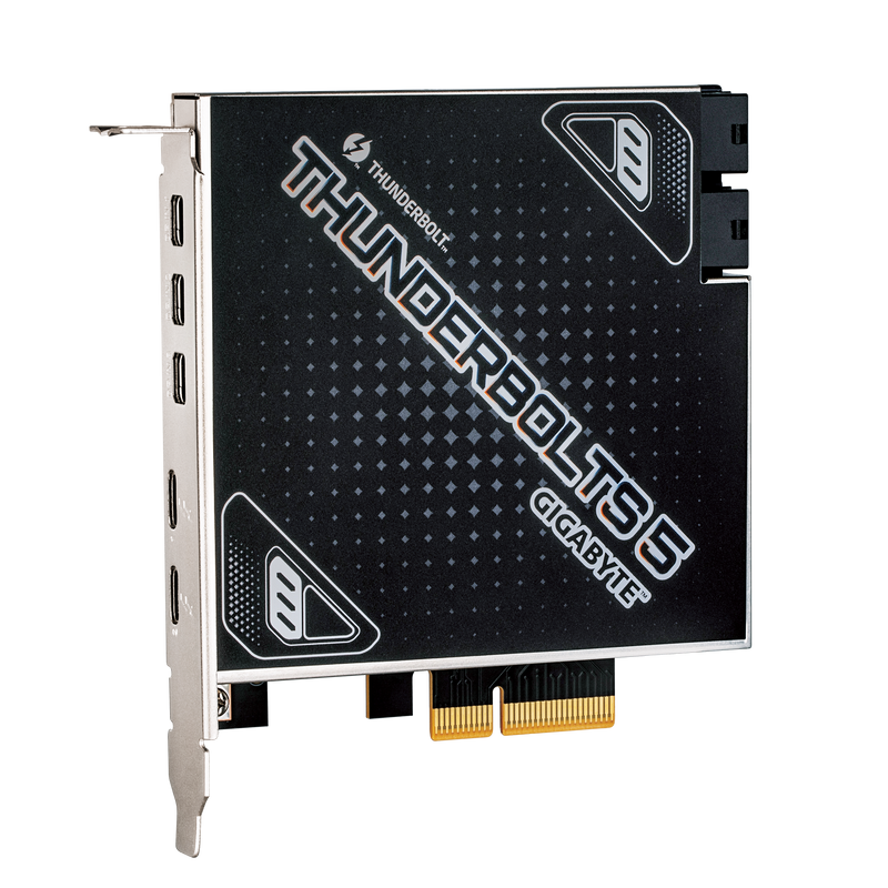 GIGABYTE THUNDERBOLTS 5 Intel Certified PCIe 4.0 x4 Add-in Card