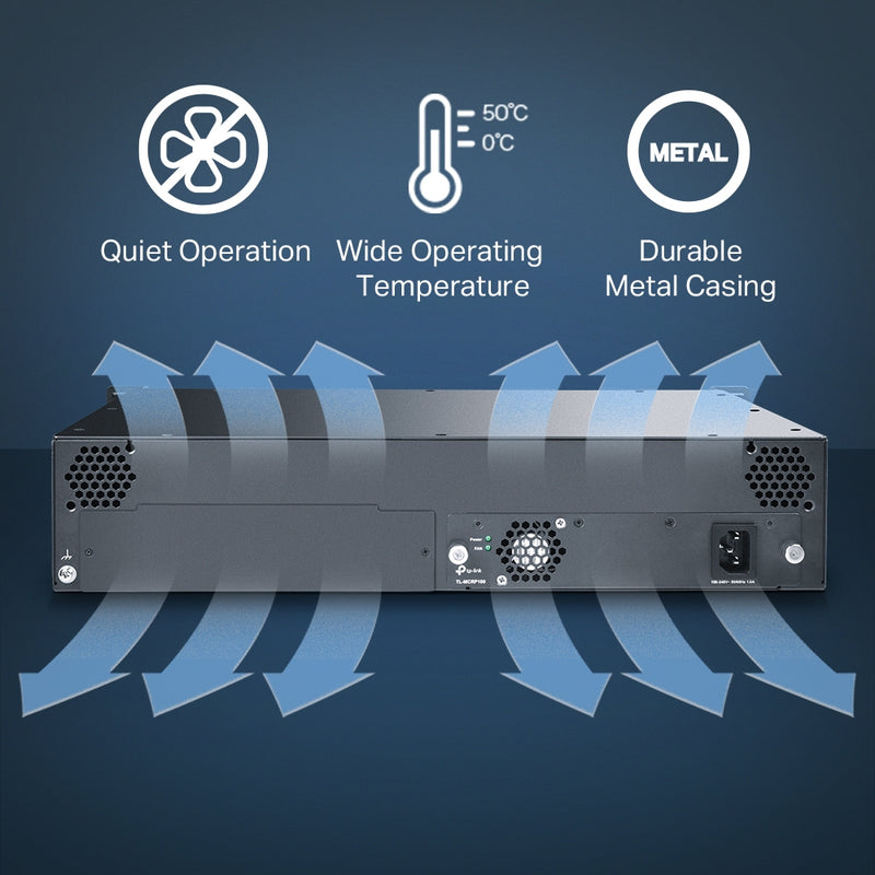 TP-Link TL-MC1400 14-Slot Media Converter Chassis (TP-NE-MC1400)