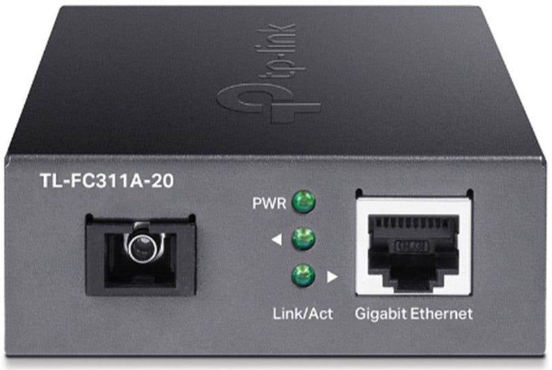 TP-Link TL-FC311A-20 10/100/1000 Mbps RJ45 to 1000 Mbps Single-mode SC WDM Bi-Directional Fiber Converter (TP-NE-FC311A-20)