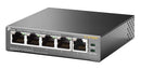 TP-Link TL-SF1005P 5 10/100Mbps RJ45 Ports Desktop Switch with 4-Port PoE (58W)