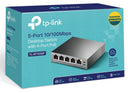 TP-Link TL-SF1005P 5 10/100Mbps RJ45 Ports Desktop Switch with 4-Port PoE (58W)
