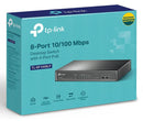 TP-Link TL-SF1008LP 8 Port 10/100 Mbps Desktop Switch With 4 Port PoE+ (41W)