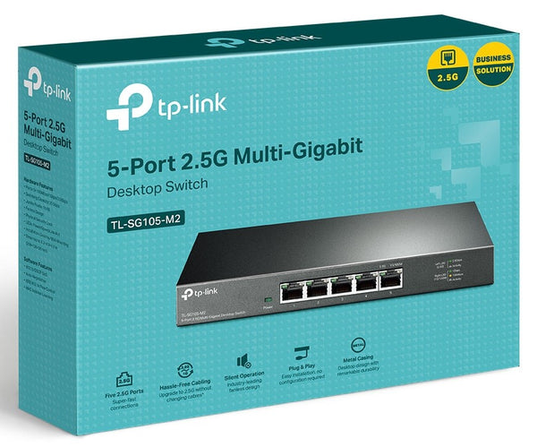 [Substantial Sale in Winter] TP-Link TL-SG105-M2 5 Port 2.5G Multi Gigabit Desktop Switch