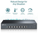 TP-Link TL-SX1008 8-Port 10G Multi-Gigabit Switch Unmanaged Ethernet Switch Desktop / Rackmount