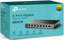 TP-Link TL-SG108S 8-Port Gigabit Desktop Steel Case Switch