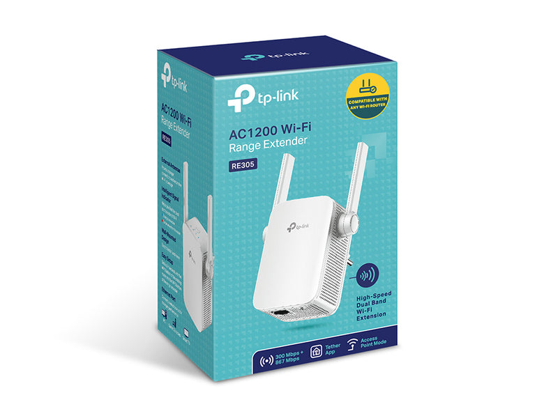 TP-Link RE305 AC1200 Mesh Wi-Fi Range Extender 