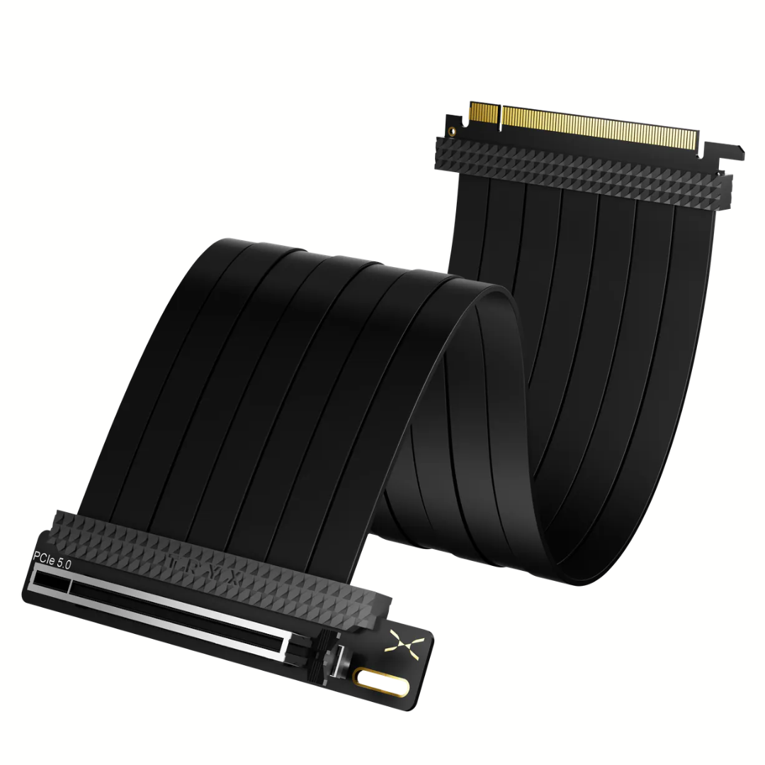 TRYX STRING PCIe 5.0 RISER CABLE 200mm BLACK 黑色 (CI-TST25RB)