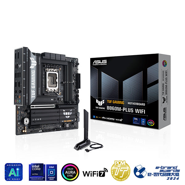 ASUS TUF GAMING B860M-PLUS WIFI DDR5,LGA 1851 mATX Motherboard (MB-AB8