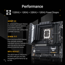 ASUS TUF GAMING B860M-PLUS DDR5,LGA 1851 mATX Motherboard (MB-AB86TM+)
