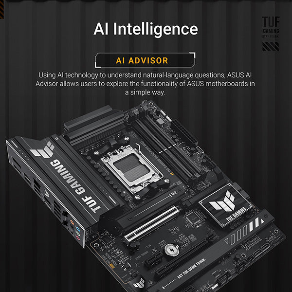 ASUS TUF GAMING B850-PLUS WIFI DDR5,Socket AM5 ATX Motherboard (MB-BB8
