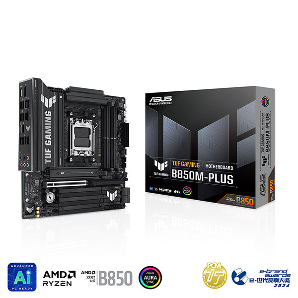 ASUS TUF GAMING B850M-PLUS DDR5,Socket AM5 mATX Motherboard 