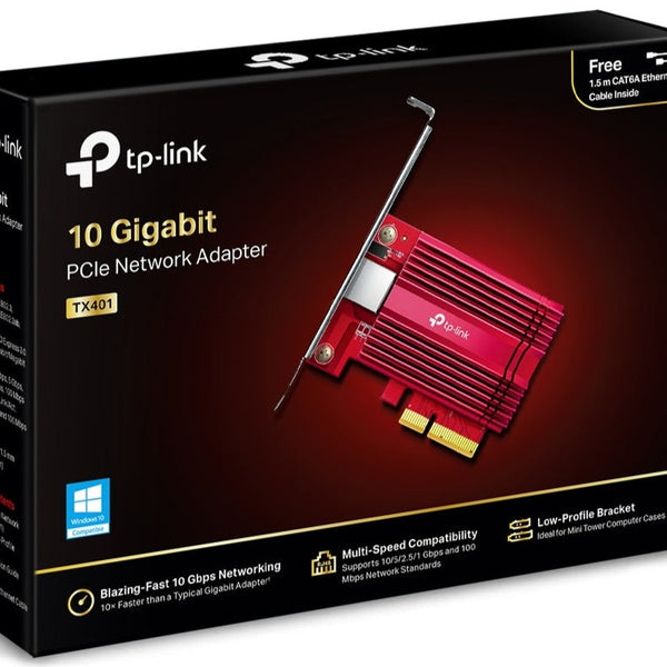 門司さん専用TP-Link 10Gigabit PCIe TX401 TP-Link TX401 10 Gigabit PCI Express Network Adapter with Low-Profile