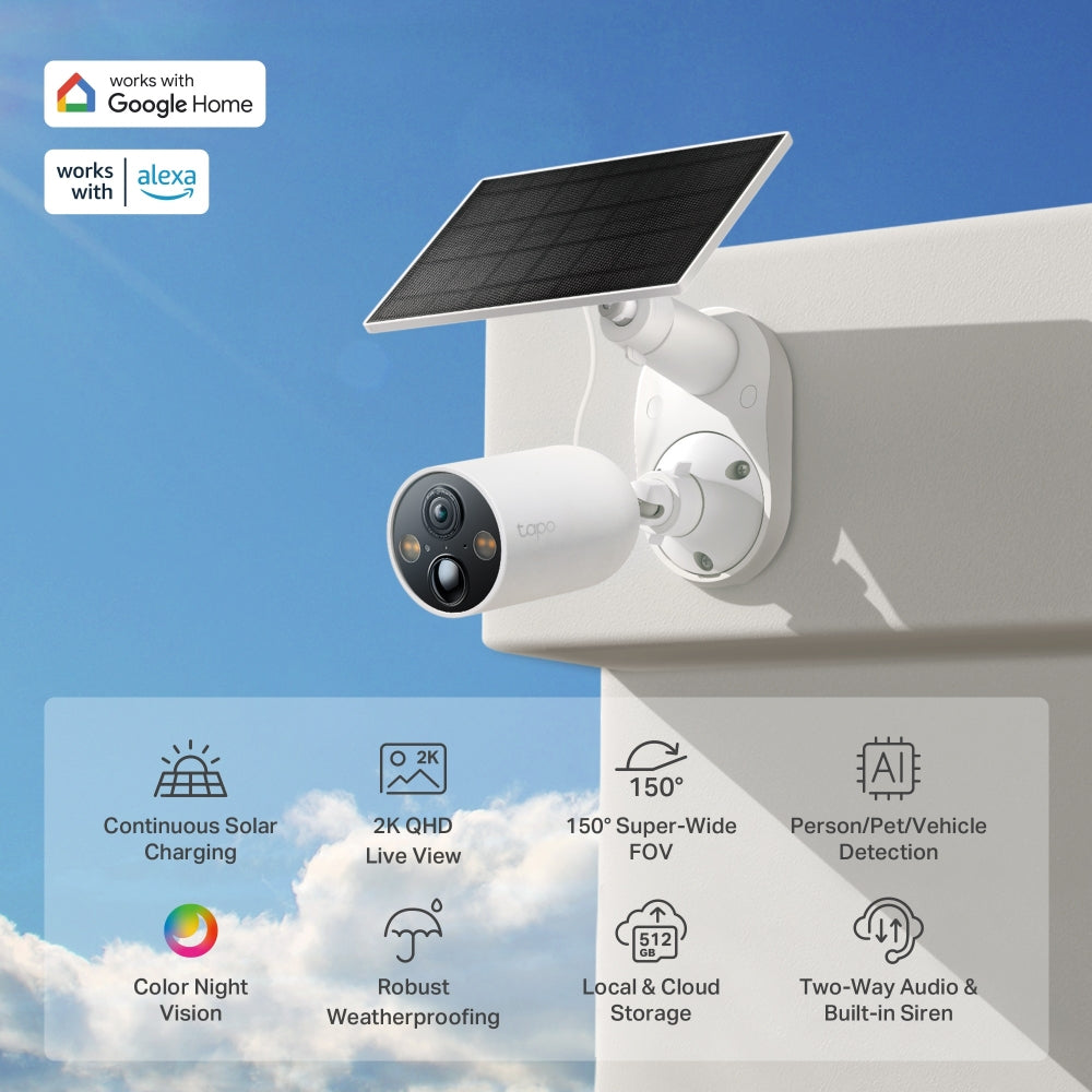 専用❤️TP-Link Tapo TC82 KIT+ 0024202 2点C425 TC82 KIT | ソーラー給電セキュリティカメラキット | TP-Link 日本