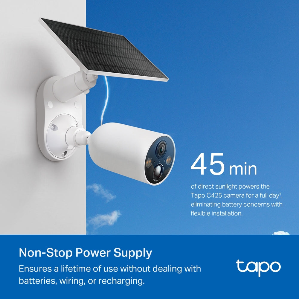 【新品】tapo c425 TP-Link Tapo C425 Smart Wire-Free Security Camera TAPO C425 B&H