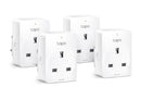 TP-Link Tapo P100 Mini Smart Wi-Fi Socket 2.4 GHz Wi-Fi networking, Bluetooth 4.2 (4件裝) (onboarding only)