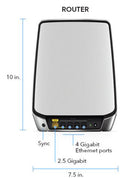 NETGEAR Orbi RBK854 AX6000 Whole Home Tri-Band Mesh WiFi 6 System (4件裝)