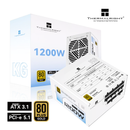 Thermalright 1200W KG1200 White 白色 Gold,ATX 3.1,Full Modular Power Supply (TR-KG1200-WH)