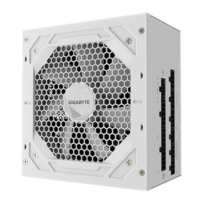 GIGABYTE 1000W ULTRA DURABLE UD1000GM PG5 V2 ICE ATX3.1 PCIE 5.1 80Plus Gold Full Modular Power Supply (GP-UD1000GM PG5 V2 ICE)