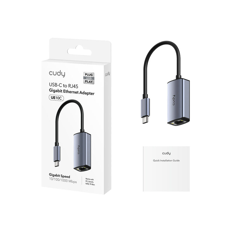 Cudy UE10C USB-C to Gigabit Ethernet Adapter