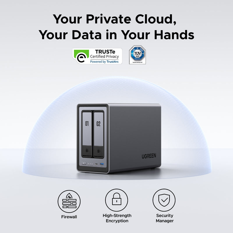 UGREEN DXP2800 2-Bay NAS Enclosure-25227