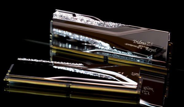 G.SKILL 64GB Kit (2x32GB) Trident Z5 ROYAL RGB Silver F5-6400J3239G32GX2-TR5S DDR5 6400MHz Memory