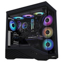 LIAN LI Vector V100RX BLACK 黑色 ARGB Tempered Glass ATX Case