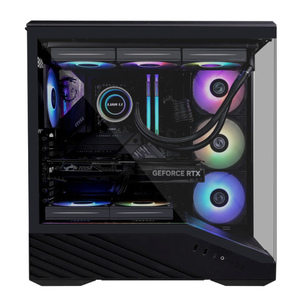 LIAN LI Vector V100 - BLACK 黑色 ARGB Tempered Glass ATX Case (V100RX)