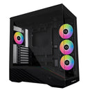 LIAN LI Vector V100RX BLACK 黑色 ARGB Tempered Glass ATX Case