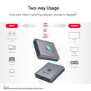 UNITEK V1127A 4K Aluminium HDMI 2.0 Switch 2-To-1 Bi-Directional 785-2695D