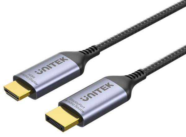 Unitek V1610A DisplayPort 1.4 to HDMI 8K audio-visual cable (785-3049) 