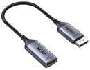 UNITEK V1611A 20cm 8K 60Hz DisplayPort 1.4 To HDMI 2.1 Adpater Cable (785-3084)