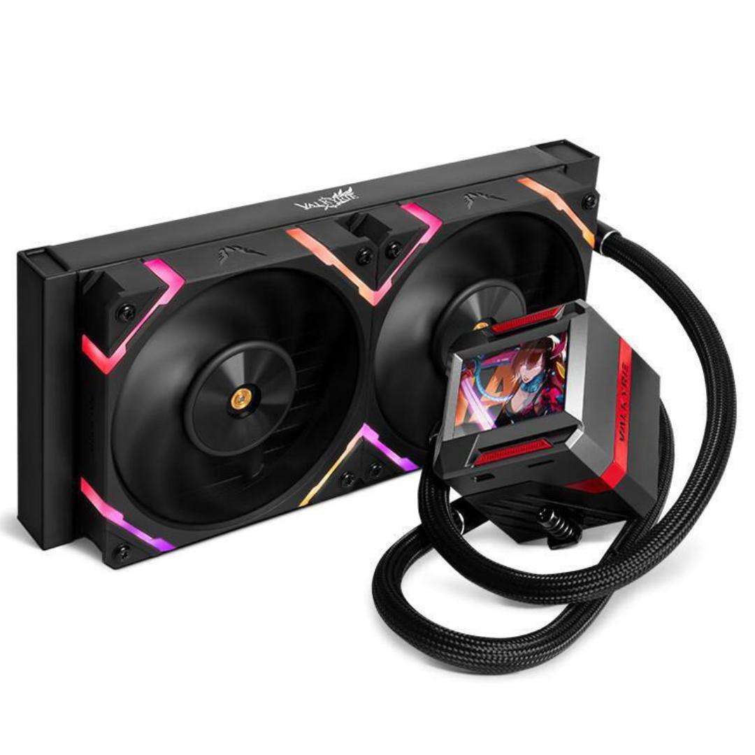 VALKYRIE E240 LOKI BLACK ARGB with LCD Display 240mm Liquid CPU Cooler