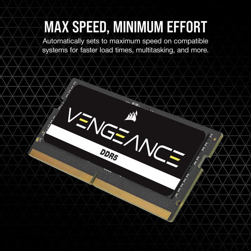 CORSAIR DDR5 SODIMM VENGEANCE 48GB (1x48GB) DDR5 5600MHz CMSX48GX5M2A5600C48 Memory
