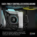 CORSAIR 32GB Kit (2x16GB) VENGEANCE White 白色 CMK32GX5M2B6400Z32W DDR5 6400MHz CL32 Memory (AMD EXPO & Intel XMP 3.0)