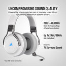 Corsair VIRTUOSO RGB Wireless High-Fidelity Gaming Headset - White CA-9011186-AP