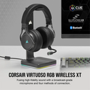 Corsair VIRTUOSO RGB Wireless XT High-Fidelity Wireless Gaming Headset - Slate Color CA-9011188-AP