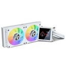 VALKYRIE B240-GT WHITE 白色 w/3.95吋IPS LCD ARGB 240mm Liquid CPU Cooler (B240-GT-W)