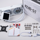 VALKYRIE B240-GT WHITE 白色 w/3.95吋IPS LCD ARGB 240mm Liquid CPU Cooler (B240-GT-W)