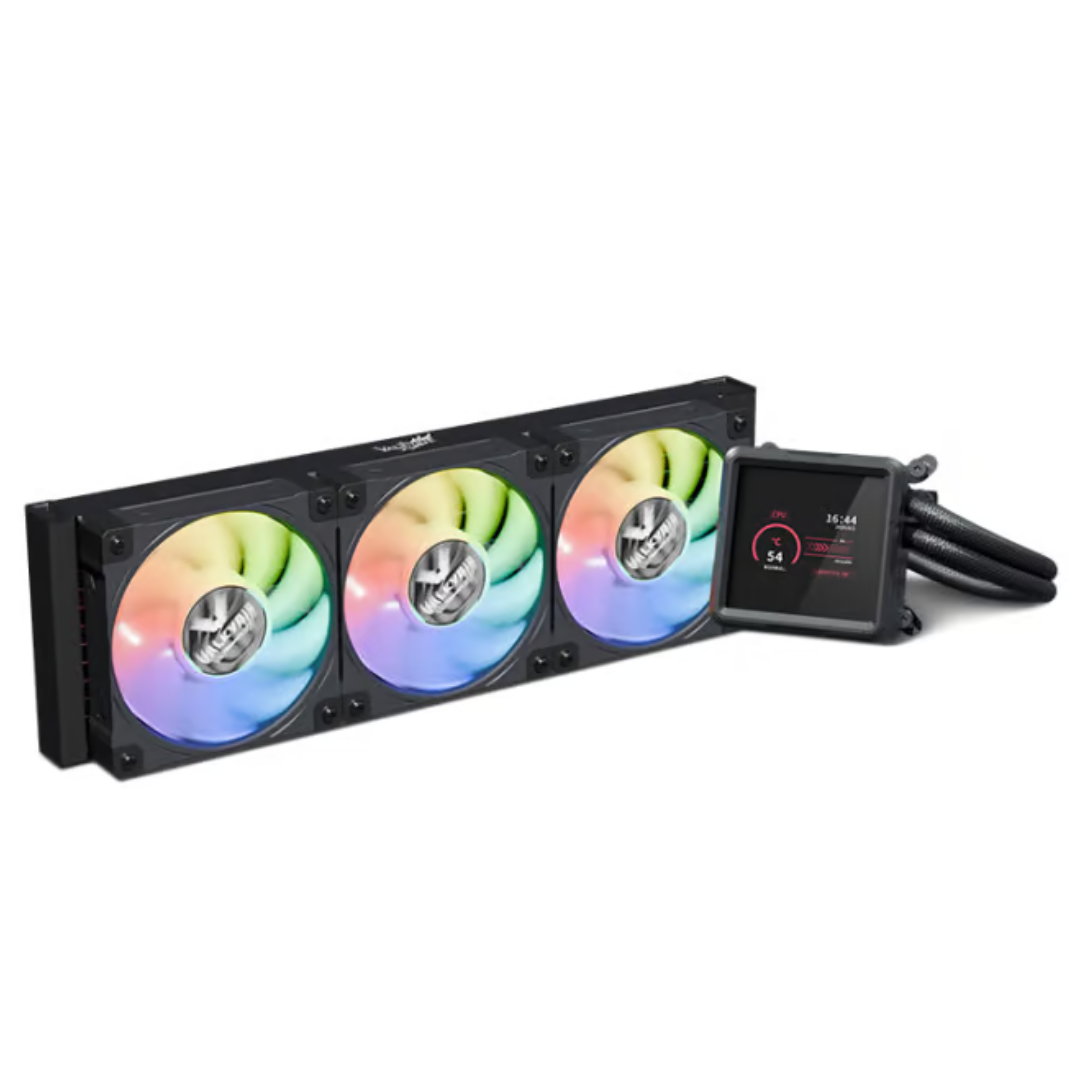 VALKYRIE B360-GT BLACK 黑色 w/3.95吋IPS LCD ARGB 360mm Liquid CPU Cooler