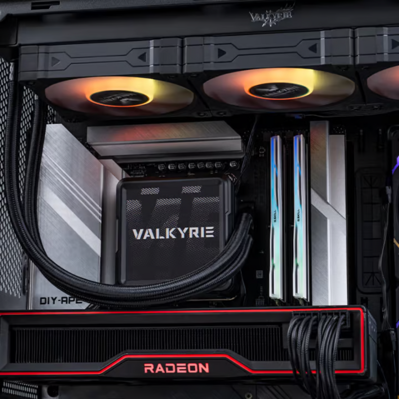 VALKYRIE B360-GT BLACK 黑色 w/3.95吋IPS LCD ARGB 360mm Liquid CPU Cooler (B360-GT-B)