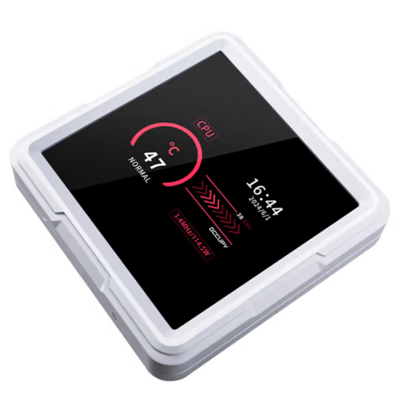 VALKYRIE B360-GT WHITE 白色 w/3.95吋IPS LCD ARGB 360mm Liquid CPU Cooler (B360-GT-W)